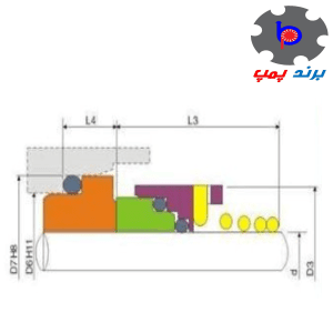 مشخصات مکانیکال سیل طرح لوارا آببند فیبر و فنر