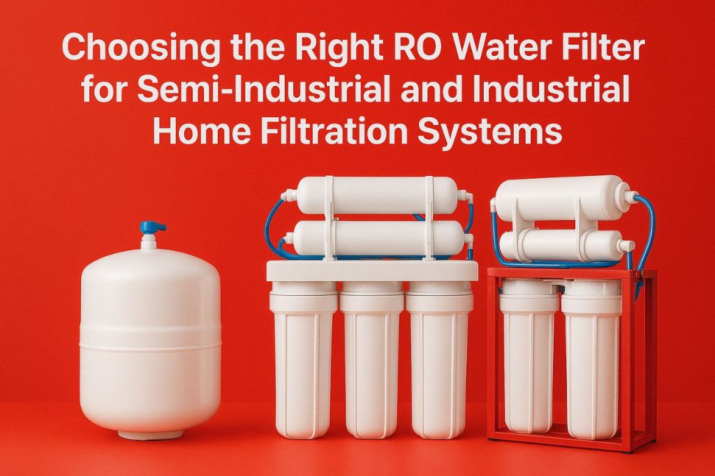 انتخاب پمپ اب مناسب برای دستگاه های تصفیه اب