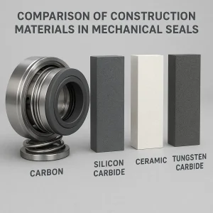 مکانیکال سیل کارتریجی استیل سیلیکون تنگستن کارباید برند پمپ