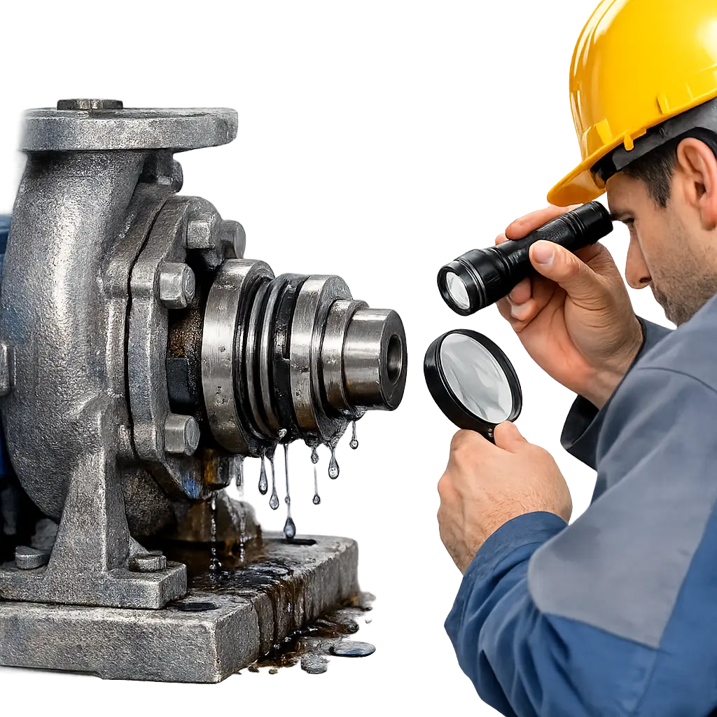 مشتی مکانیکال سیل و فیبر و فنر برند پمپ